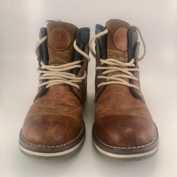 mens cream boots